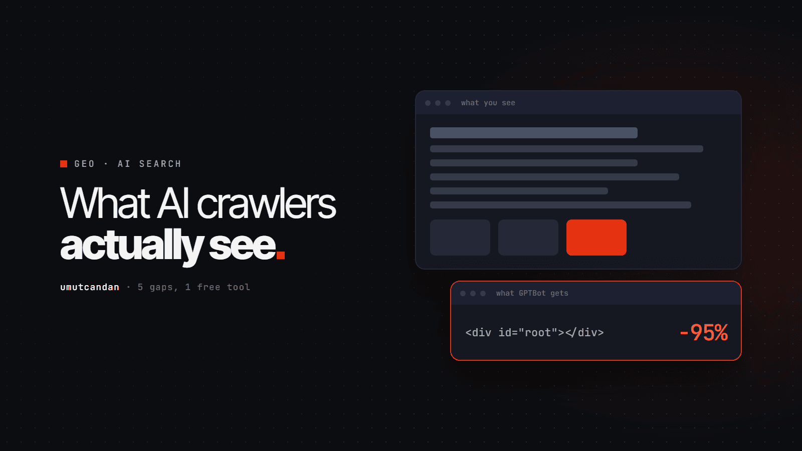 What AI Crawlers Actually See on Your Page (and Why I Built GEO Pro)